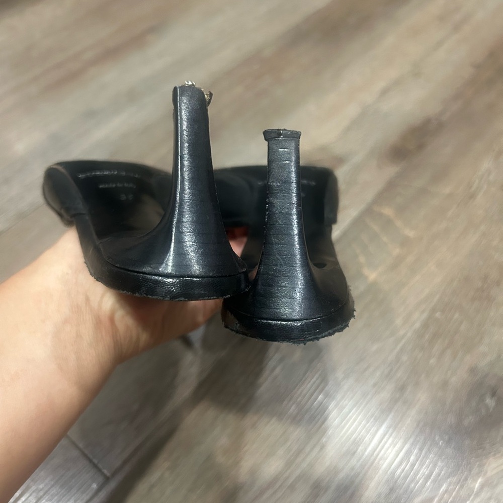 Y2K Burberry  Mules Kitten Heel - Picture 4 of 5